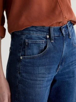 AG Jeans Hattie High Rise Barrel in Vapor Wash Dynasty