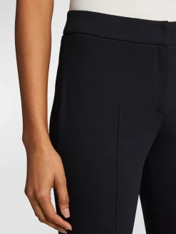 Akris Punto Mara Skinny Jersey Pants in Charcoal