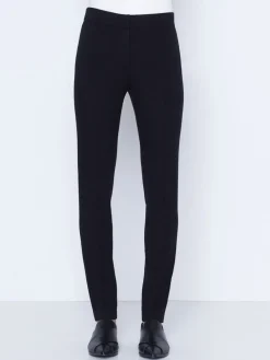 Akris Punto Mara Stretch Jersey Pants in Black