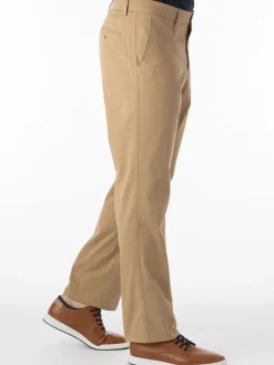 Ballin Atwater True Khaki Modern Flat Front Pant in British Tan