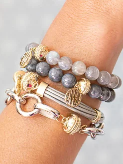 Clara Williams Gold Coast Rhodium Bracelet