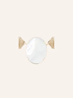 Clara Williams 14K Black Druzy Oval Cut-Out Mini Centerpiece