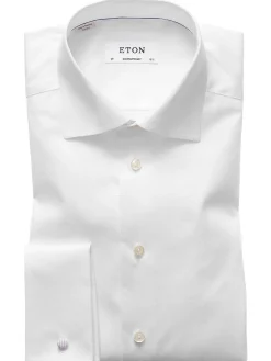Eton Contemporary Fit White French Cuff Dress Shirt