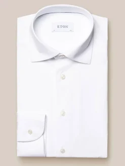Eton White Four-Way Stretch Shirt