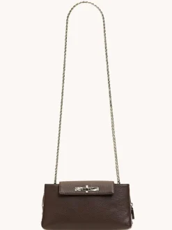 Hammitt Los Angeles Charlotte Small in Espresso Pebble/Silver