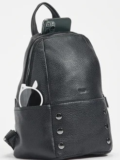 Hammitt Los Angeles Hunter Medium Backpack in Black/Gunmetal