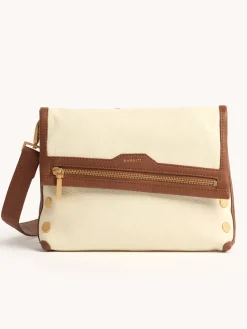 Hammitt Los Angeles VIP Medium Clutch in Courtyard Cream/Brushed Gold