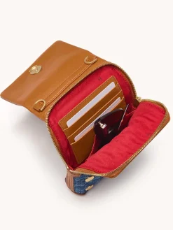 Hammitt Los Angeles VIP Mobile in Mosaic Denim/Brushed Gold