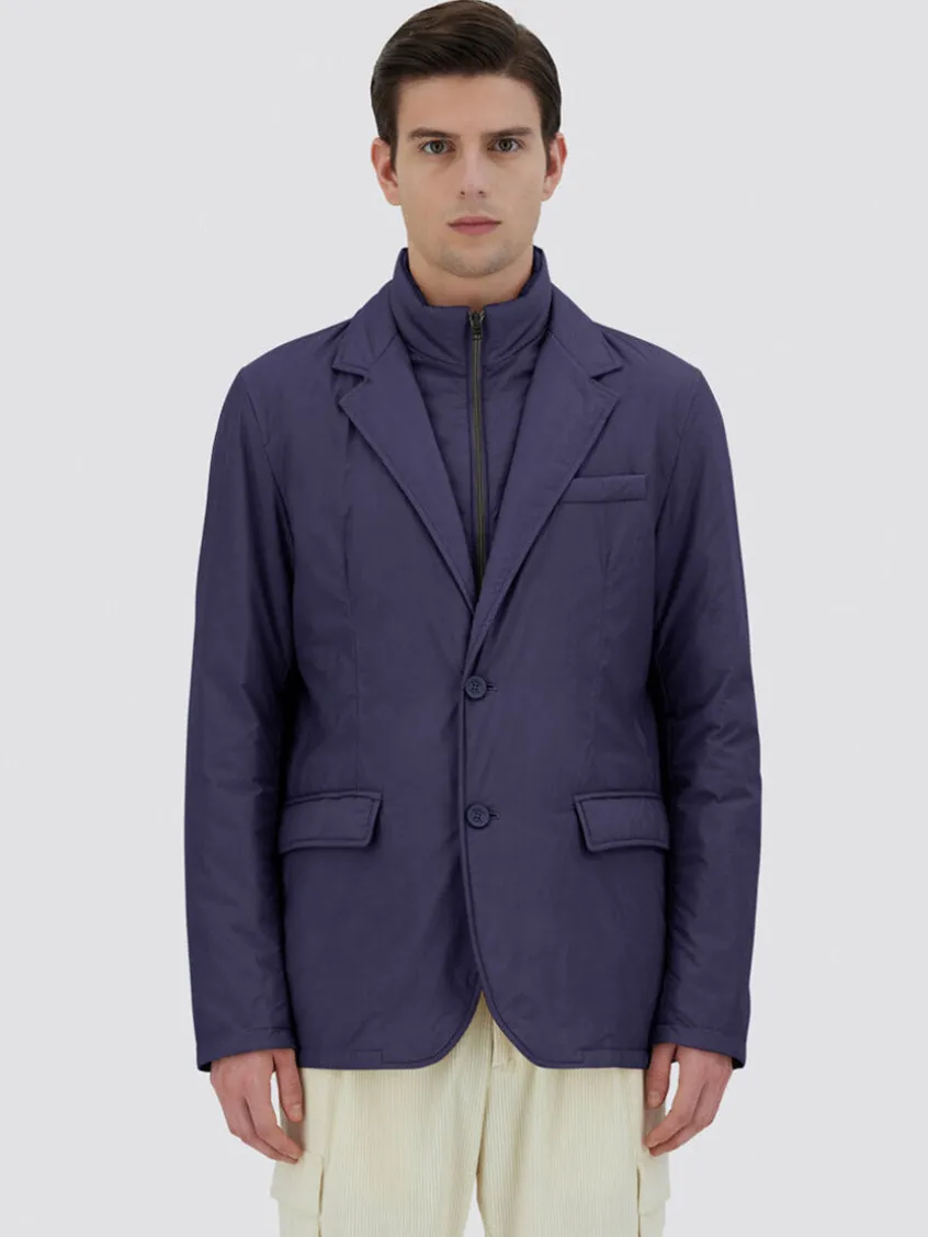 Herno Blazer in Ecoage in New Blue