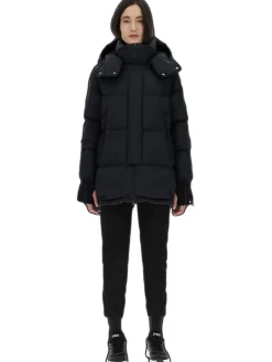 Herno Laminar Oversize Gore-Tex Windstopper Coat in Black