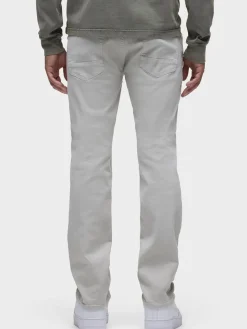 Hudson Blake Slim Straight Twill Pant in Ash