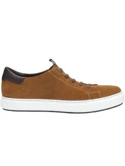 J & M Collection Anson Lace-to-Toe in Snuff English Suede