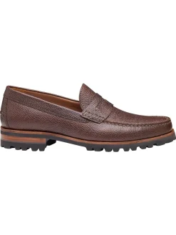 J & M Collection Baldwin Lug Penny in Mahogany Scotch Grain