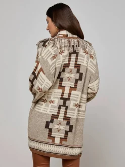 L'Agence Jair Cardigan in Natural Multi