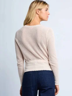 Lisa Todd Flirt Cardigan in Sheepskin
