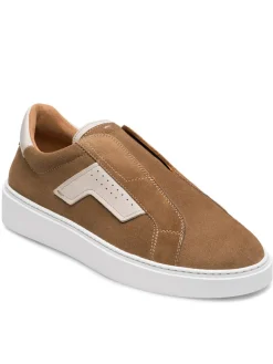 Magnanni Phoenix Slip in Taupe Suede