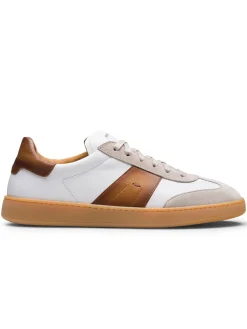 Magnanni Primera in White/Cuero
