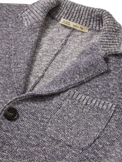 Maurizio Baldassari Portofino Moulinè Cotton Swacket in Black