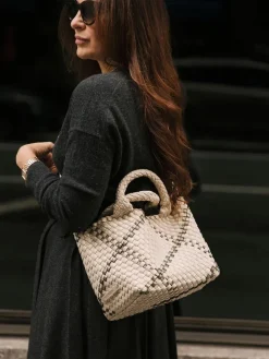 Naghedi St. Barths Small Tote in Solid Onyx