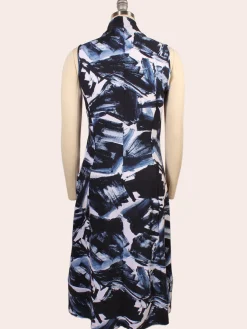 Porto Indira Ruched Dress in Shadow Shodo