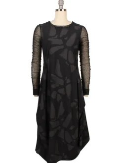 Porto Venetian Dress in Smoke Palermo