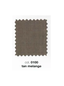 PT01 Estrato 120s Lux Wool Twill Trouser in Tan Melange