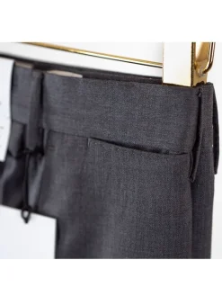 PT01 Estrato 120s Lux Wool Twill Trouser in Black