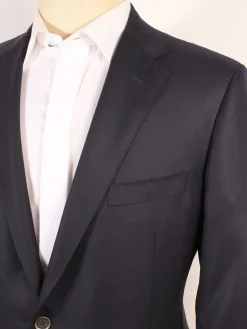 Samuelsohn Bennet 150s Ice Wool Blazer in Navy